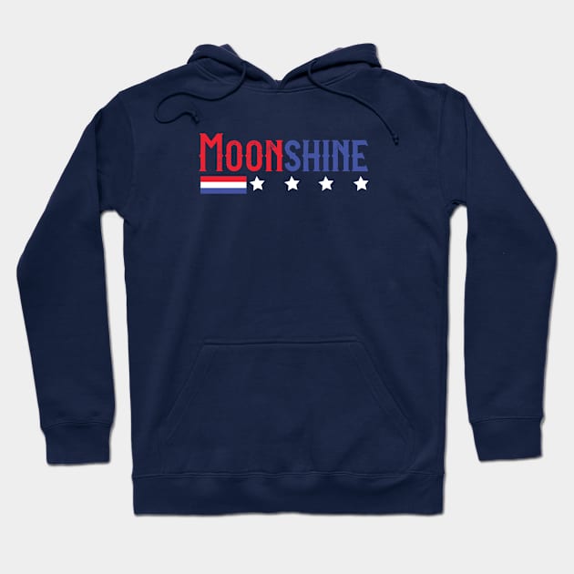 Patriotic Moonshine Hoodie by FruitflyPie